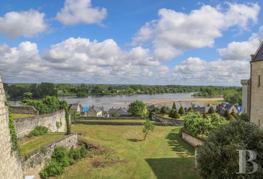 A neo-Gothic-inspired castle overlooking the Loire and Vienne rivers in Indre-et-Loire, at Candes-Saint-Martin  - photo  n°2
